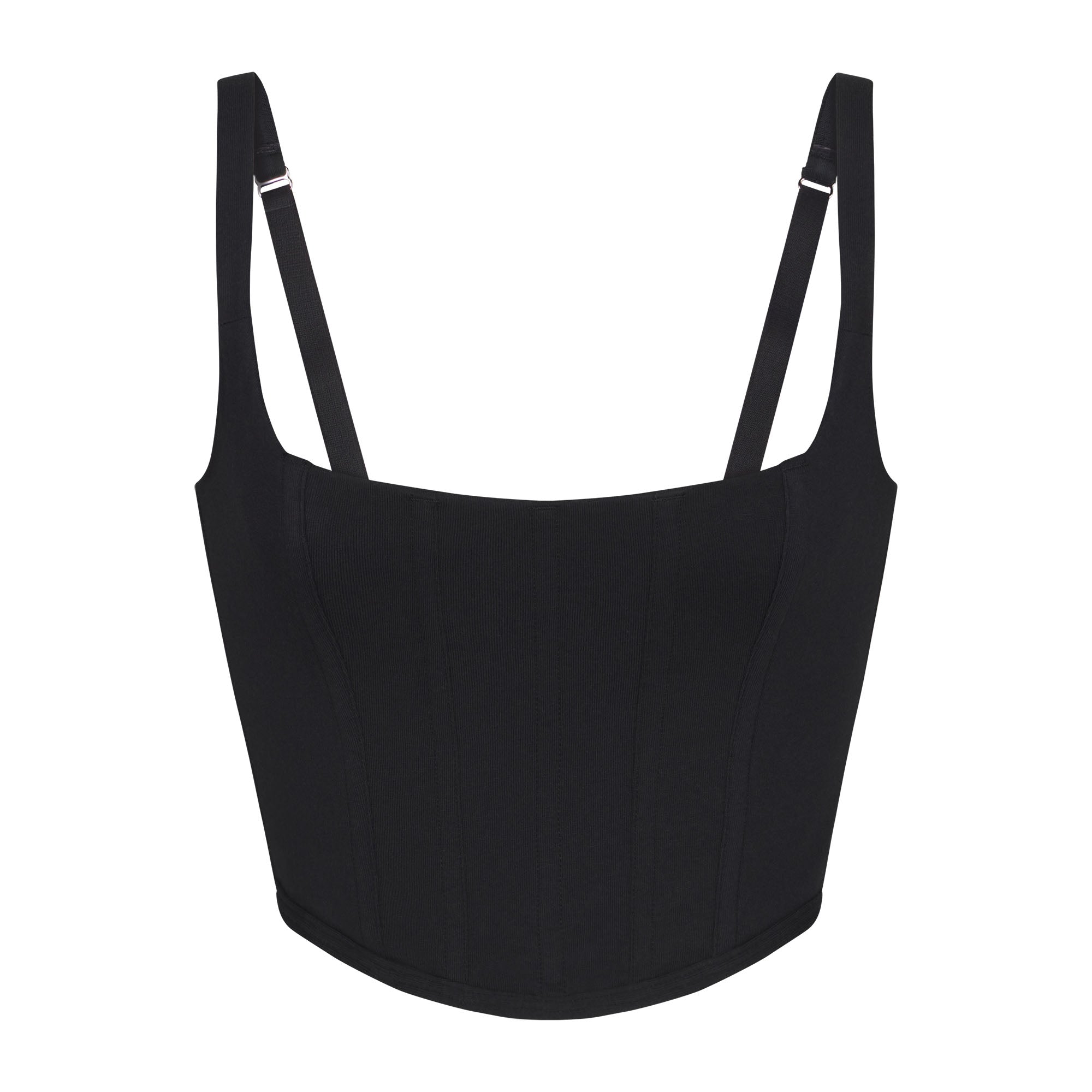 Cotton Corset Bustier - Soot | SKIMS