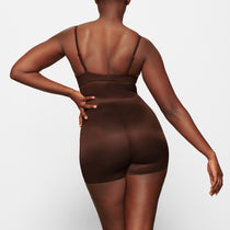 Barely There Low Back Shorts - Cocoa