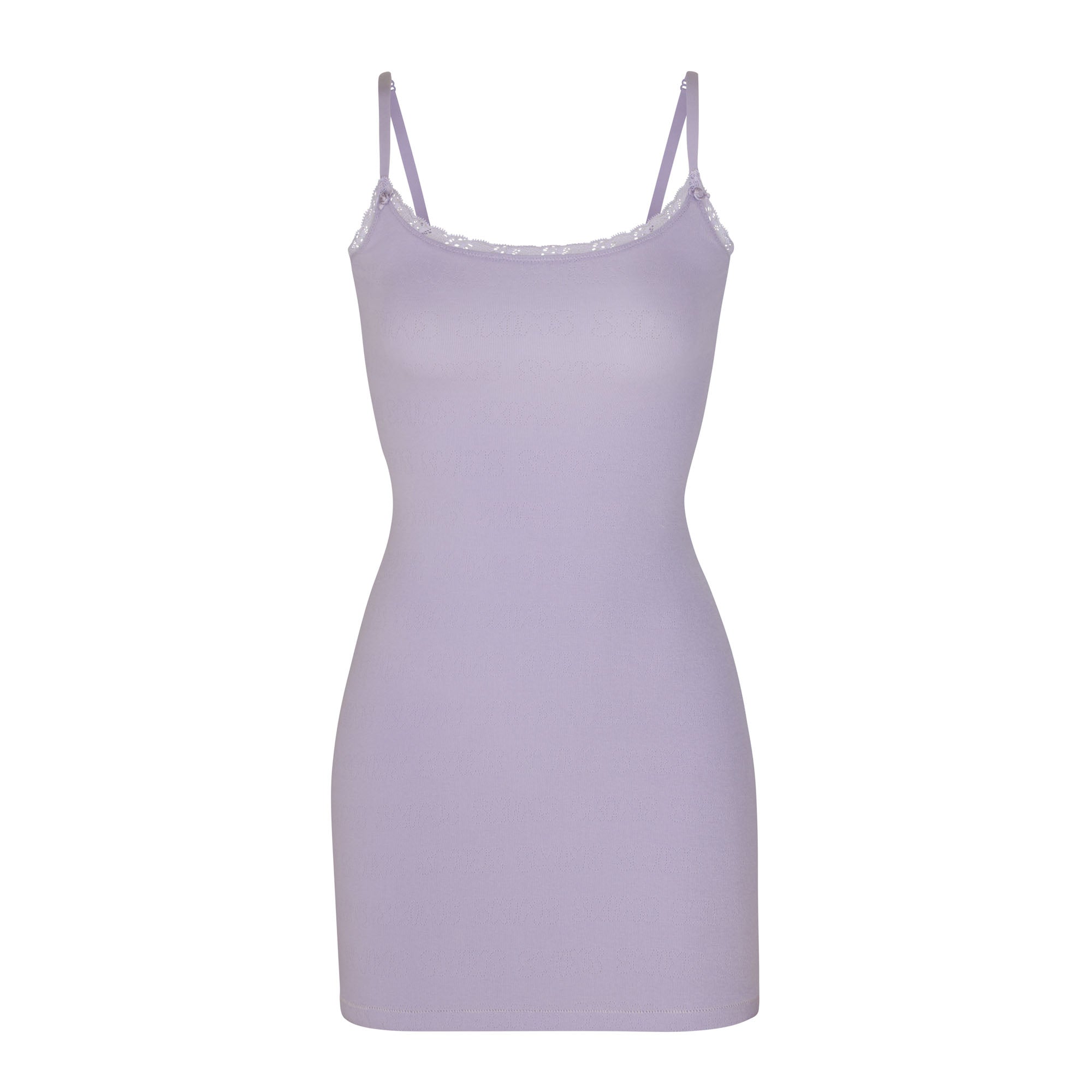 Lace Pointelle Slip Dress - Lavender | SKIMS