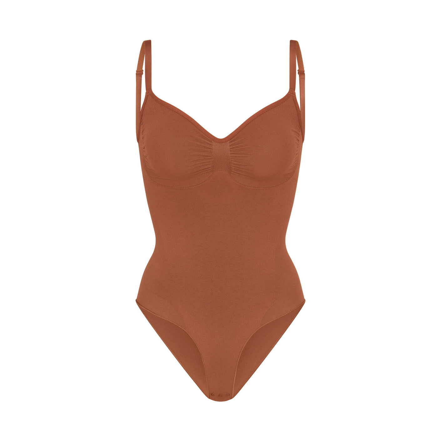 SEAMLESS SCULPT BRIEF BODYSUIT | BRONZE