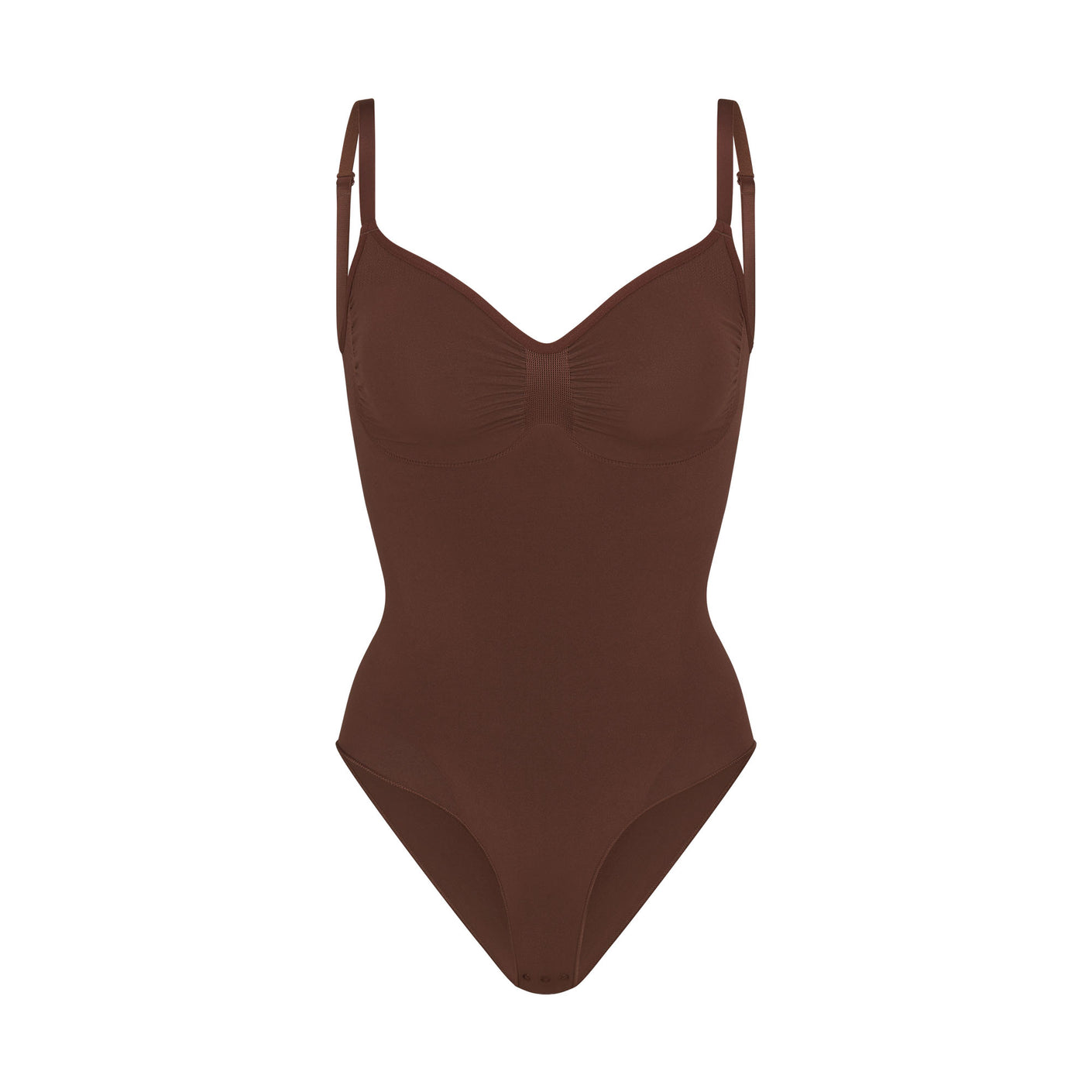 Seamless Sculpt Brief Bodysuit - Cocoa