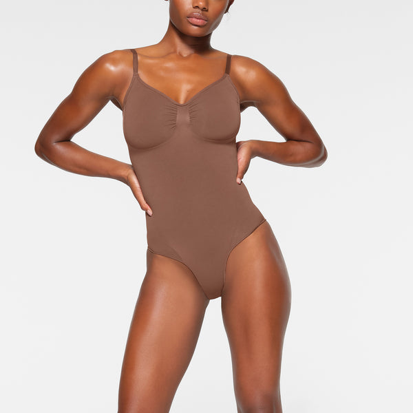 SKIMS on X: Coming March 8: New Essential Bodysuits colors! Meet two  spring-ready shades, Fire and Agave, in your favorite one-and-done styles.    / X