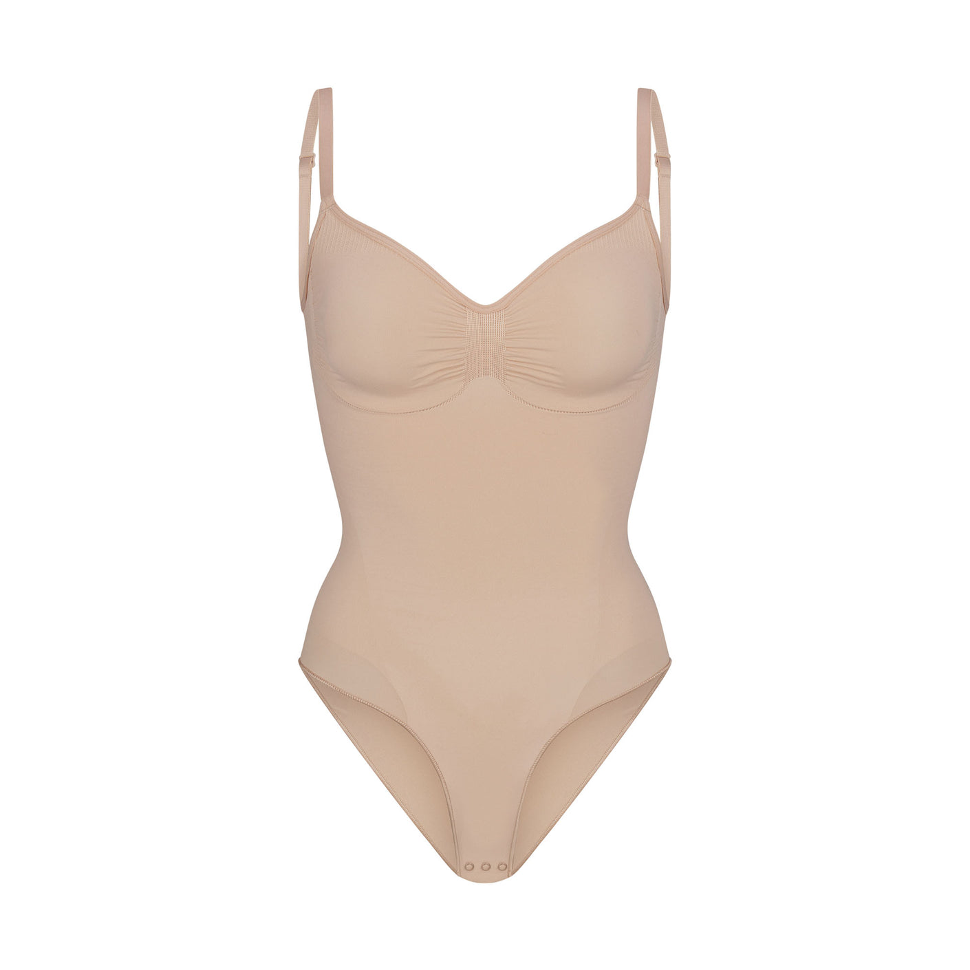 SKIMS Sculpting Bodysuit Mid Thigh Open Gusset In MICA 2X/3X