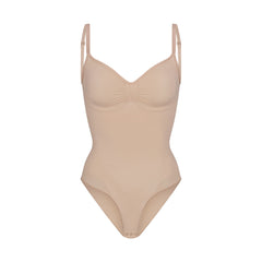 Buy SKIMS Neutral Everyday Sculpt Mid-Thigh Bodysuit for Women in