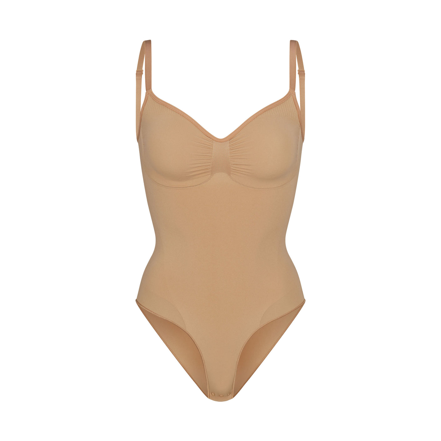 New SKIMS Ochre Sculpting Bodysuit With Snaps Size XXS/XS