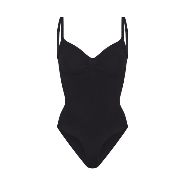 Cathalem Bodysuit Shapewear for Women Seamless Body Shaper Slimming  Compression Shaping Bodysuit,Black M