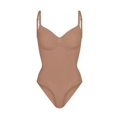 SEAMLESS SCULPT MID THIGH BODYSUIT, SIENNA