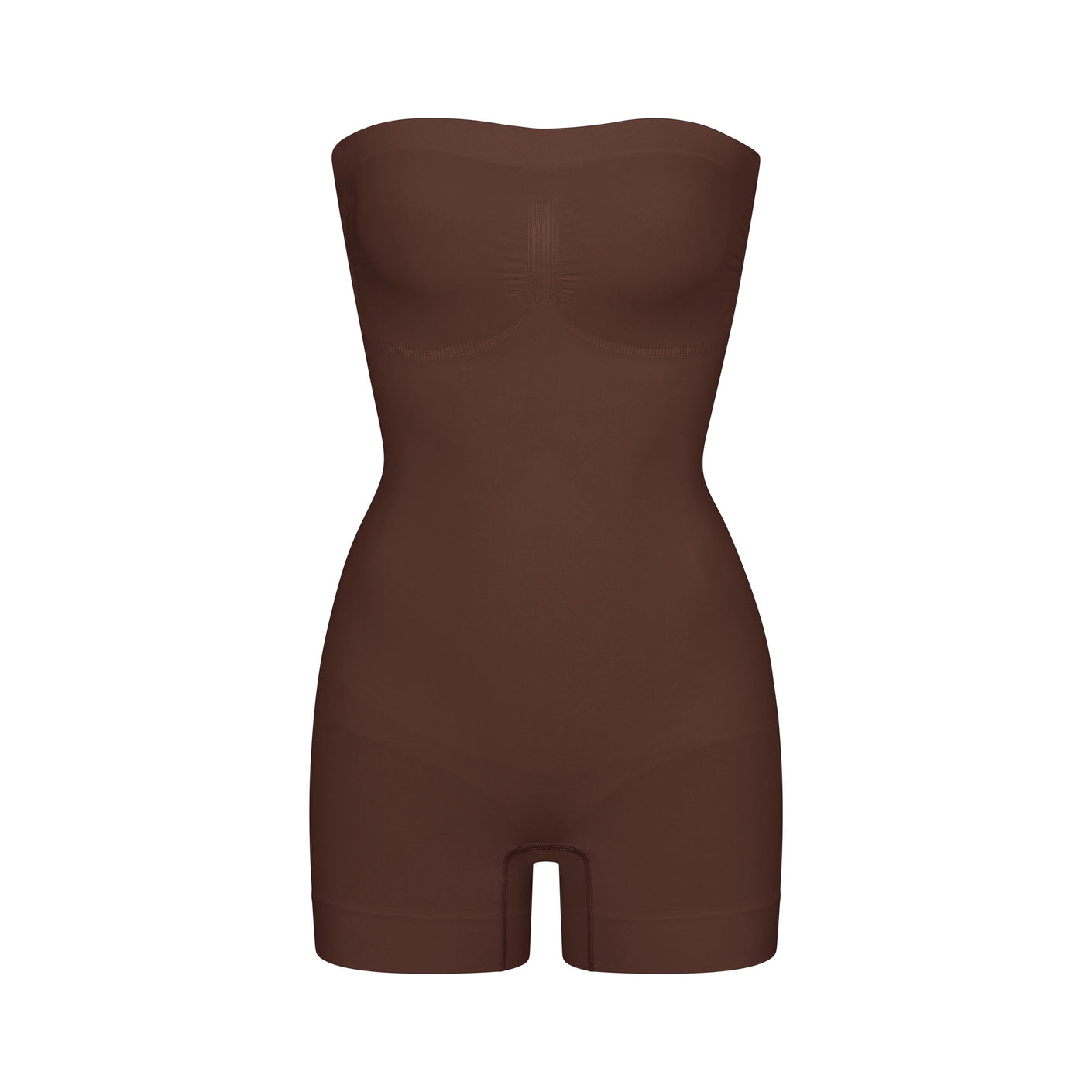 Buy SKIMS Brown Seamless Sculpt Mid Thigh Bodysuit for Women