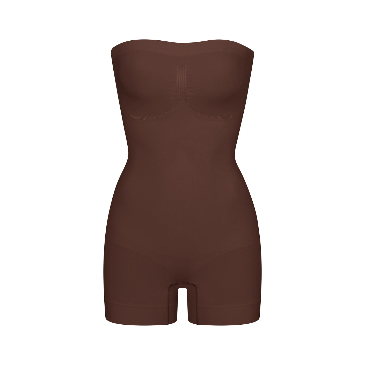 SEAMLESS SCULPT STRAPLESS SHORTIE BODYSUIT