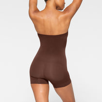 Skims Seamless Sculpt Strapless Shorts Bodysuit