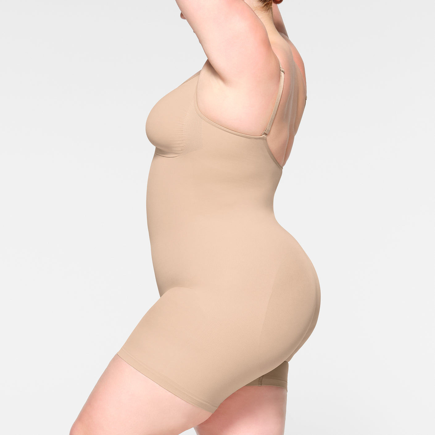 Shapewear & Fajas Seamless Anti-Slip Liner Open Bust Mid-Body