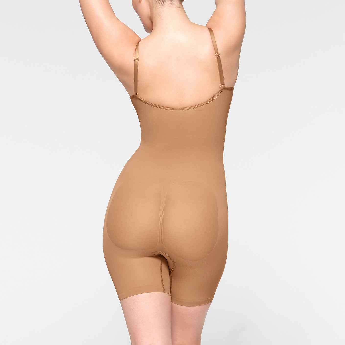 ContourSculpt Seamless Mid-Thigh Bodysuit – Peachy Shapewear