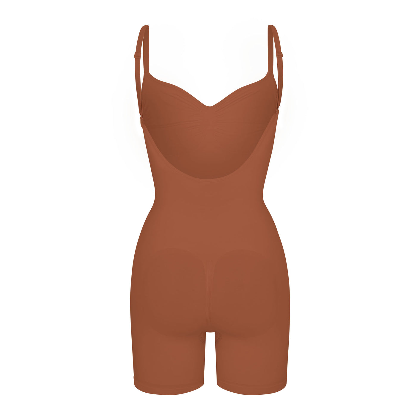 SEAMLESS SCULPT LOW BACK MID THIGH BODYSUIT | BRONZE