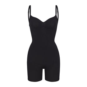 Track Deep Plunge Shapewear Bodysuit - Cocoa - M at Skims