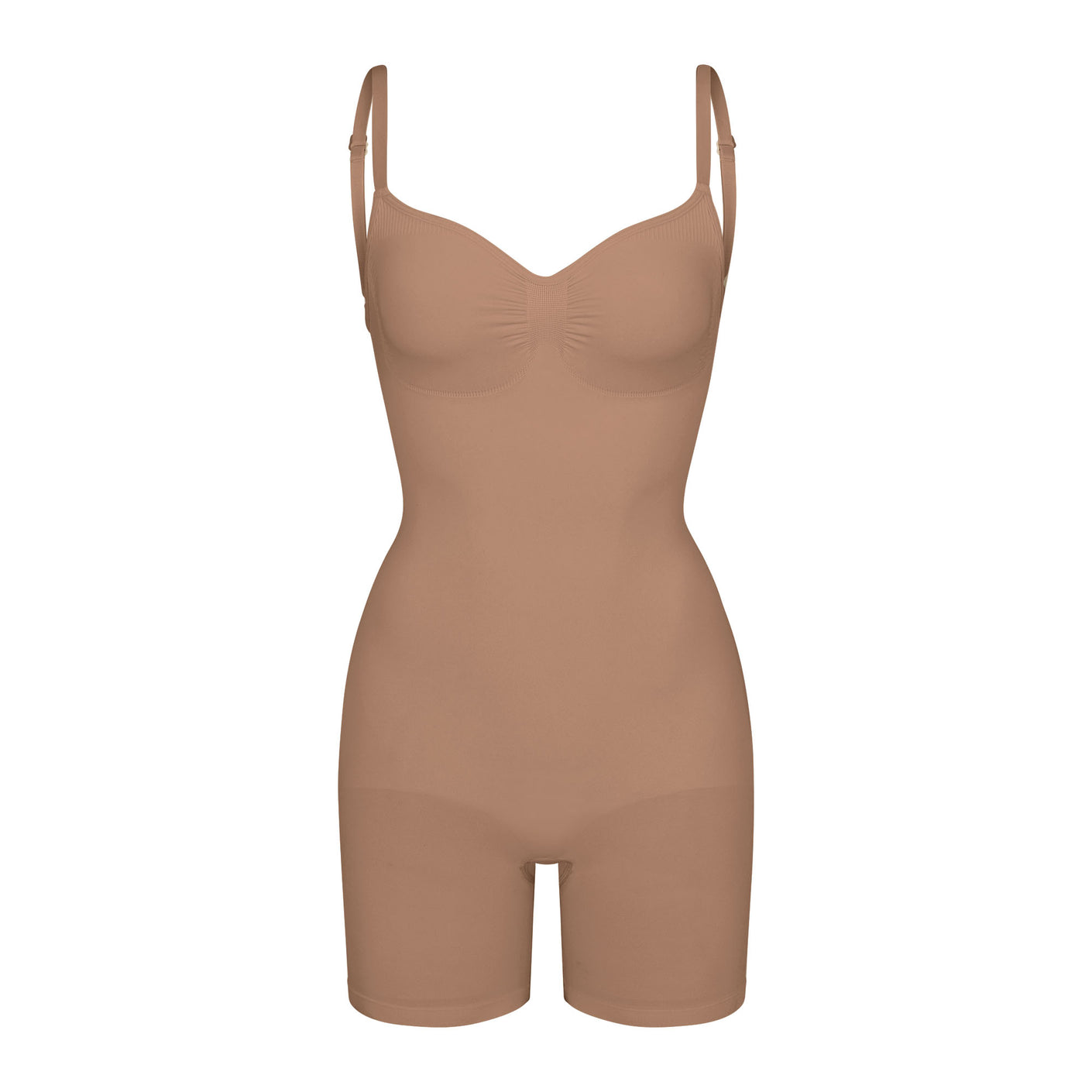 SKIMS - The Sheer Sculpt Thong Bodysuit ($54). Its silky