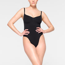 Fendi x Skims Sculpting Thong Bodysuit - Black color New In Box. Size XS