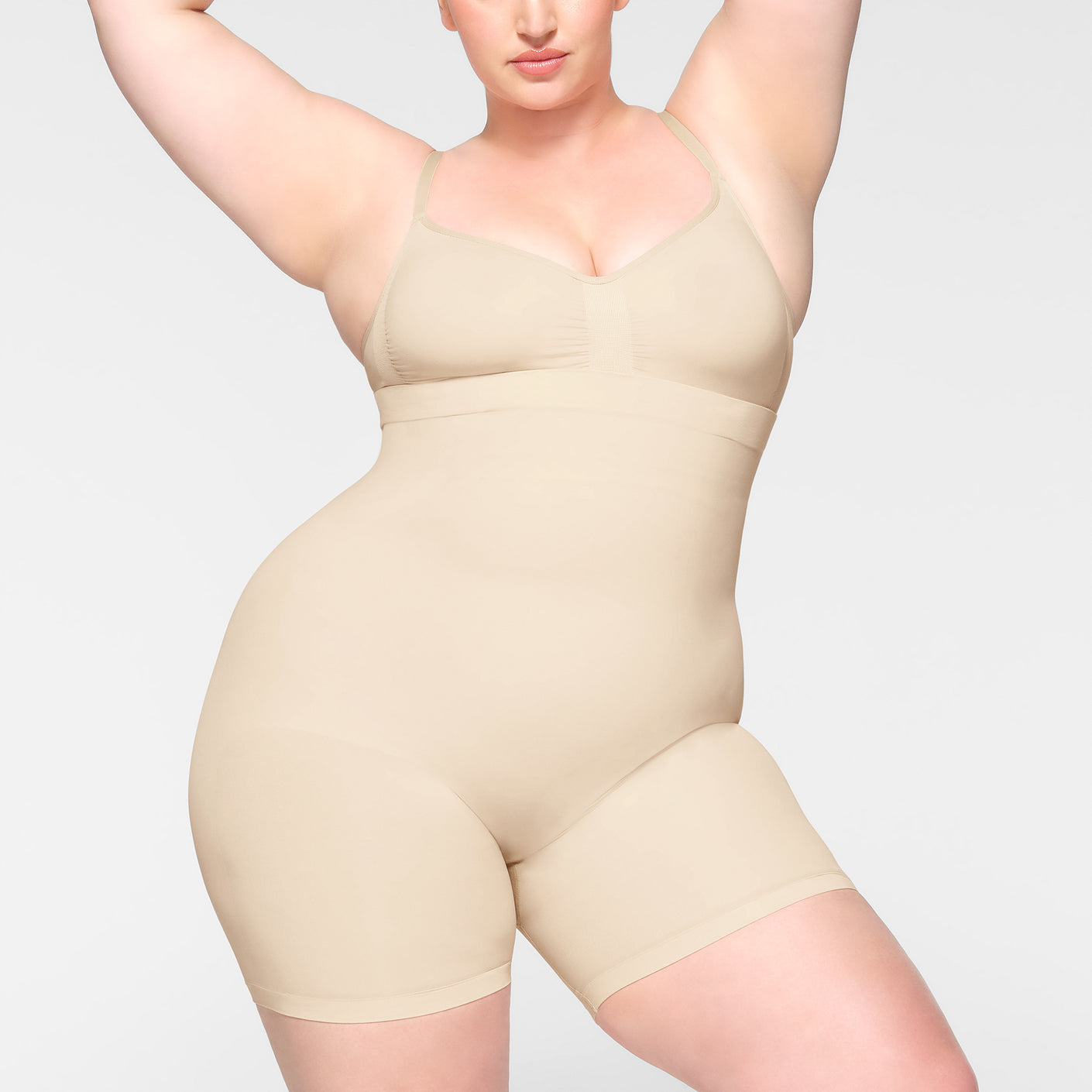 High Waisted Seamless Firm Triple Control Butt Lifter Bodysuit Body Shaper  shorts plus Size Thigh Slimmer