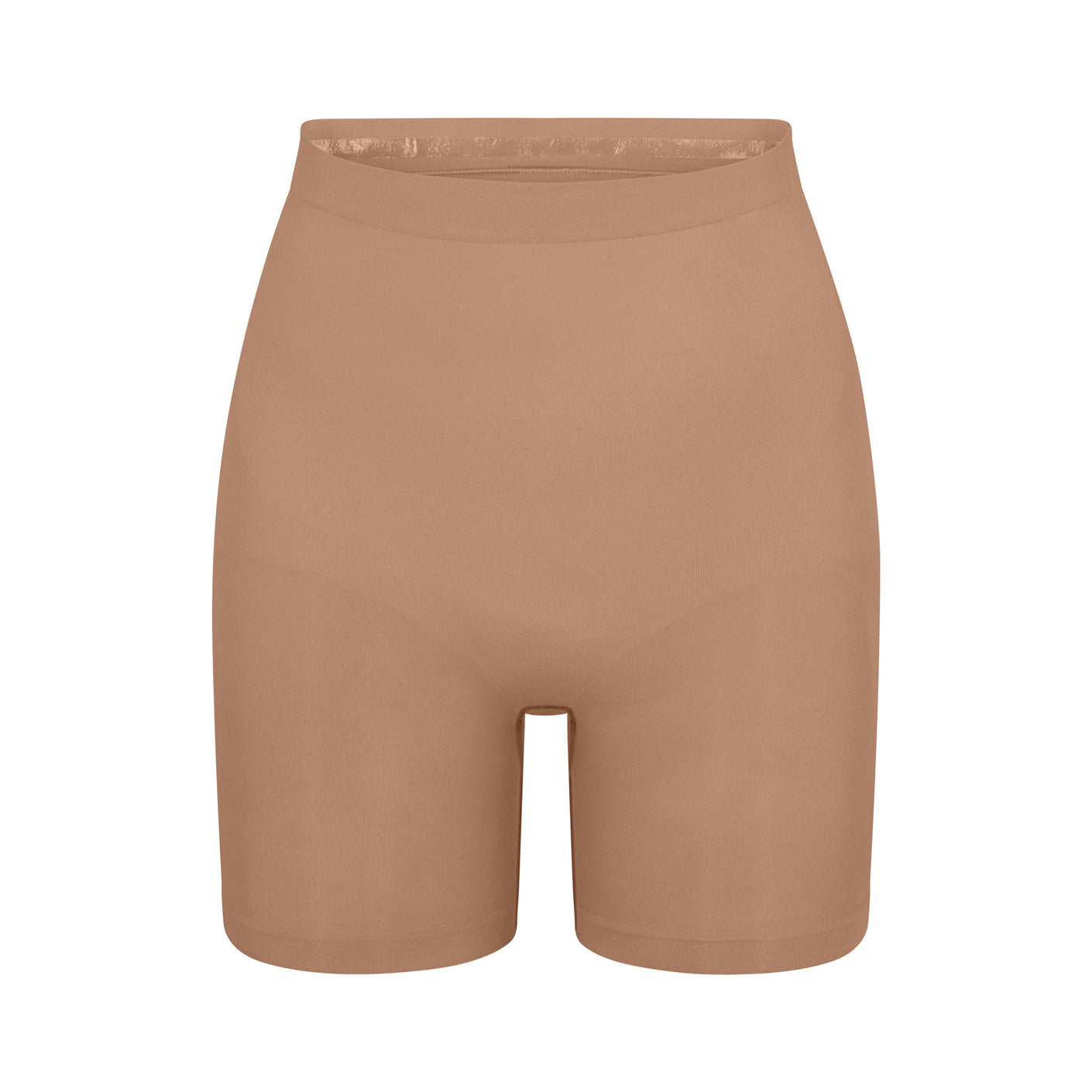 Womens Skims brown Seamless Sculpt Mid-Thigh Shorts
