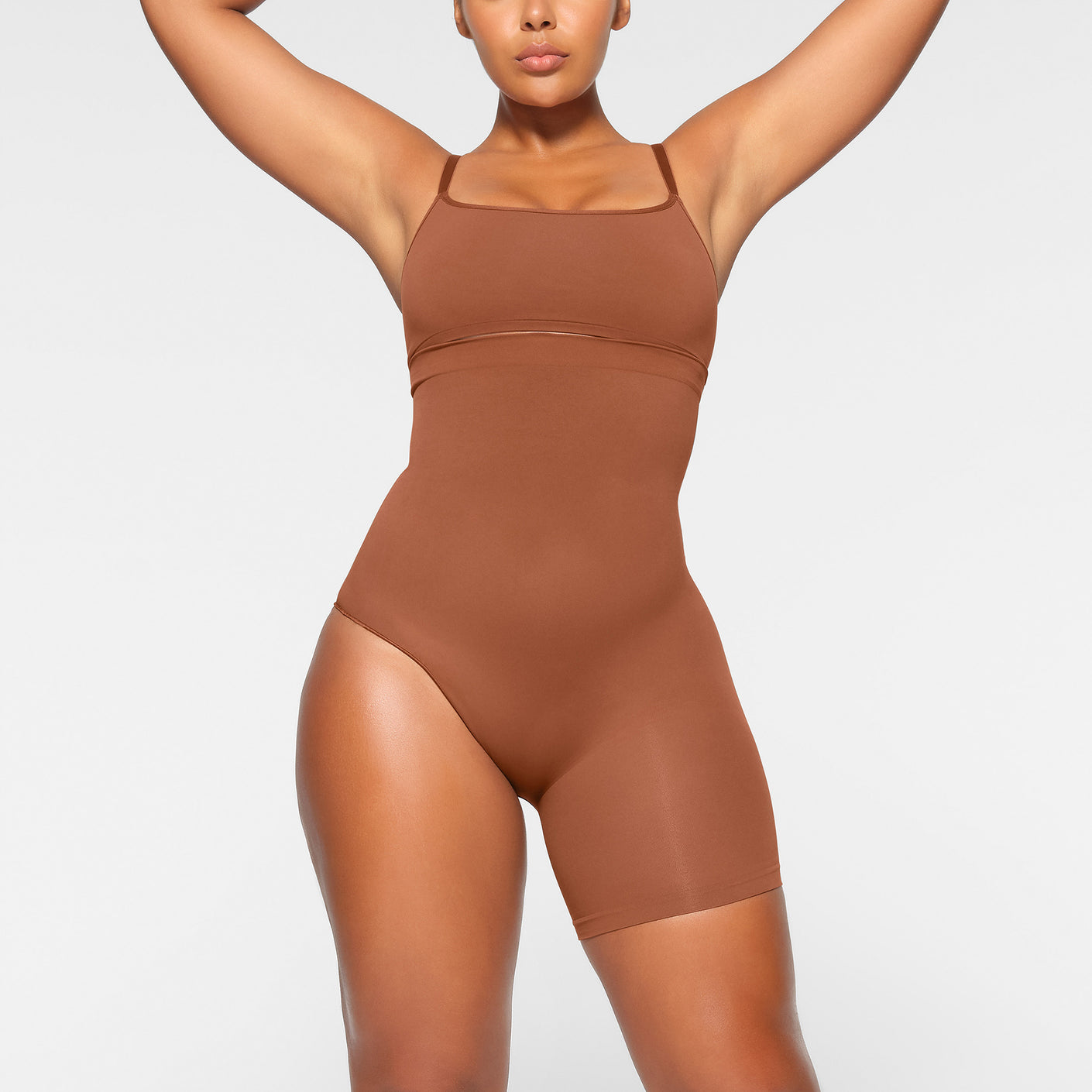 Express Body Contour Textured Square Neck Bodysuit Women's XL