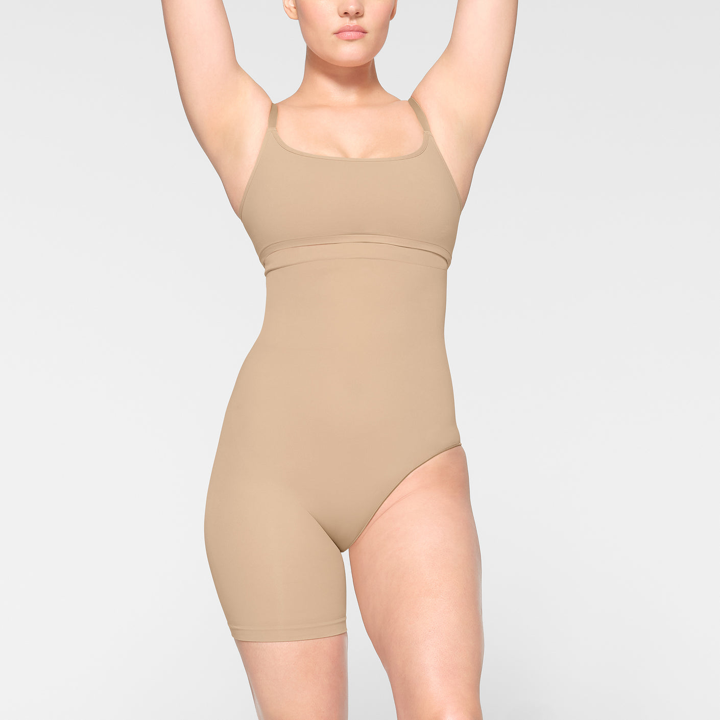 Simply Emma Plus Size Seamless Shapewear Shorts High Waist