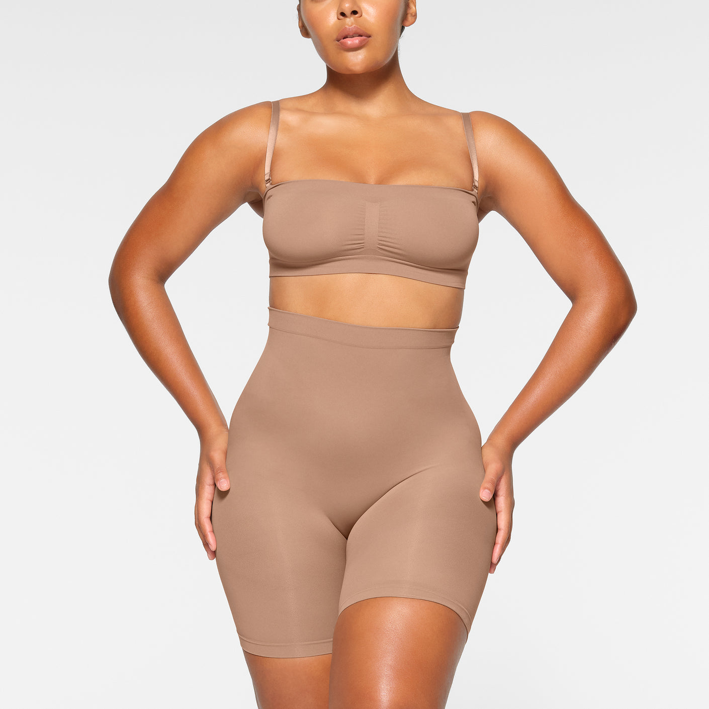 skims BANDEAU REVIEW #plussizefashion 