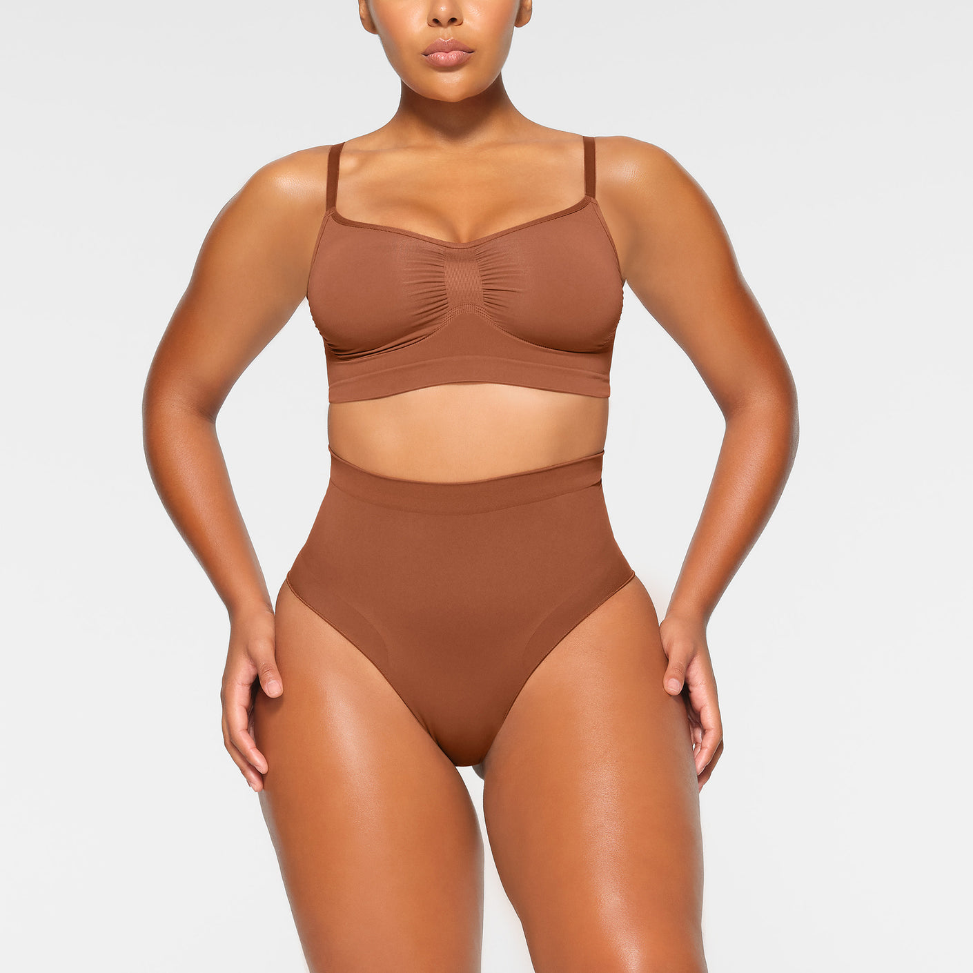 SKIMS on X: The Sculpting Bra ($32 in sizes XXS-5XL) and the Core