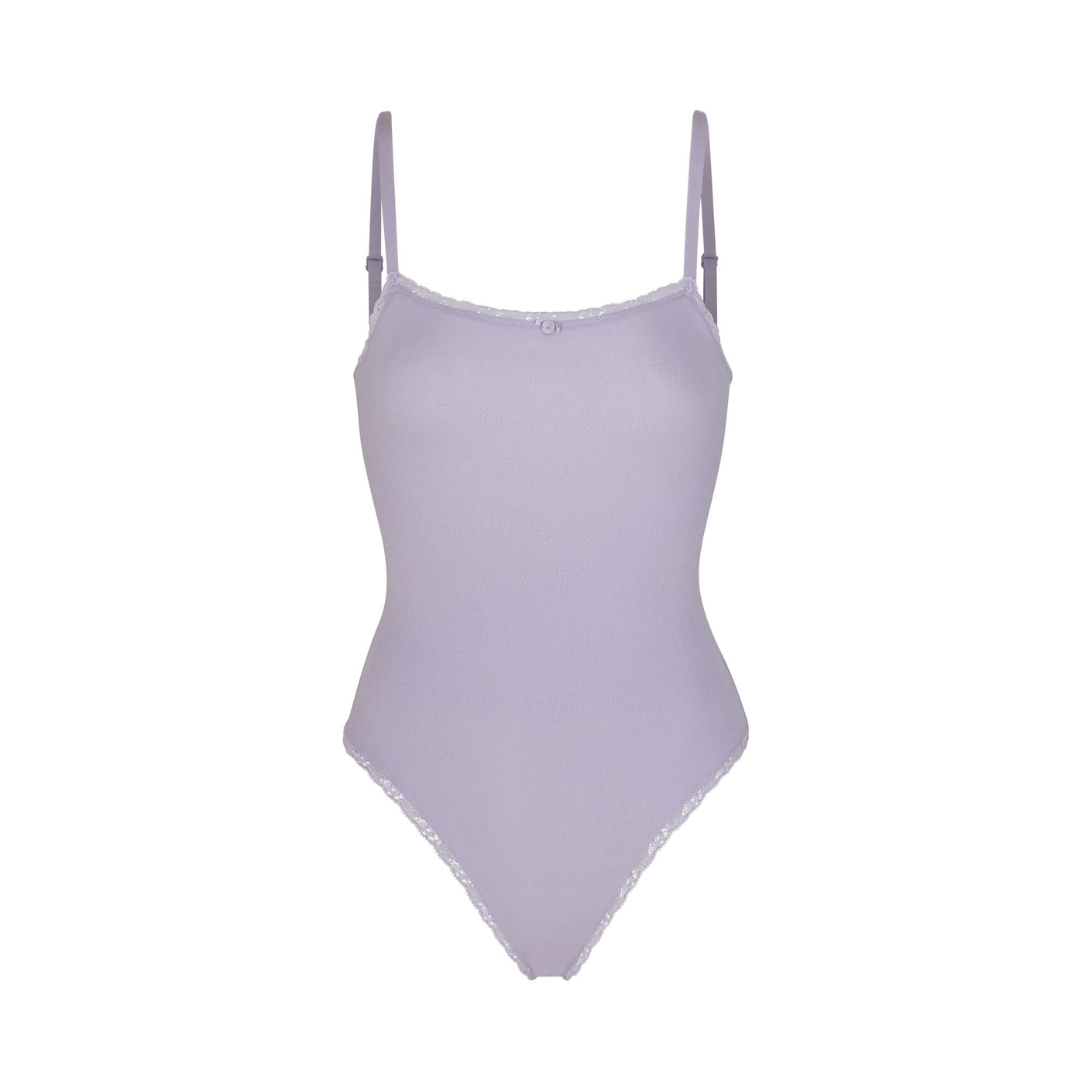 Lace Pointelle Cami Bodysuit - Lavender | SKIMS