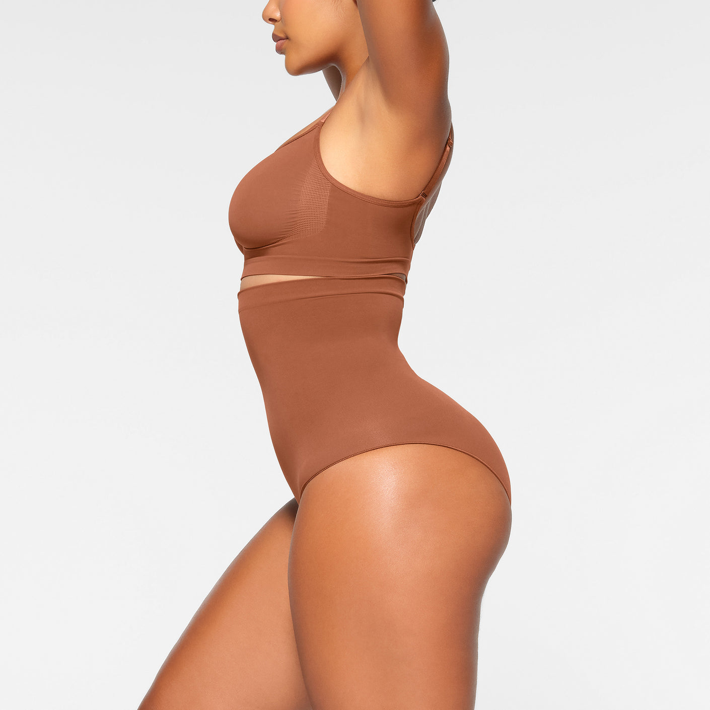 SKIMS SEAMLESS SCULPT HIGH-WAISTED THONG COCOA (4X/5X) NWOT (BIN56)