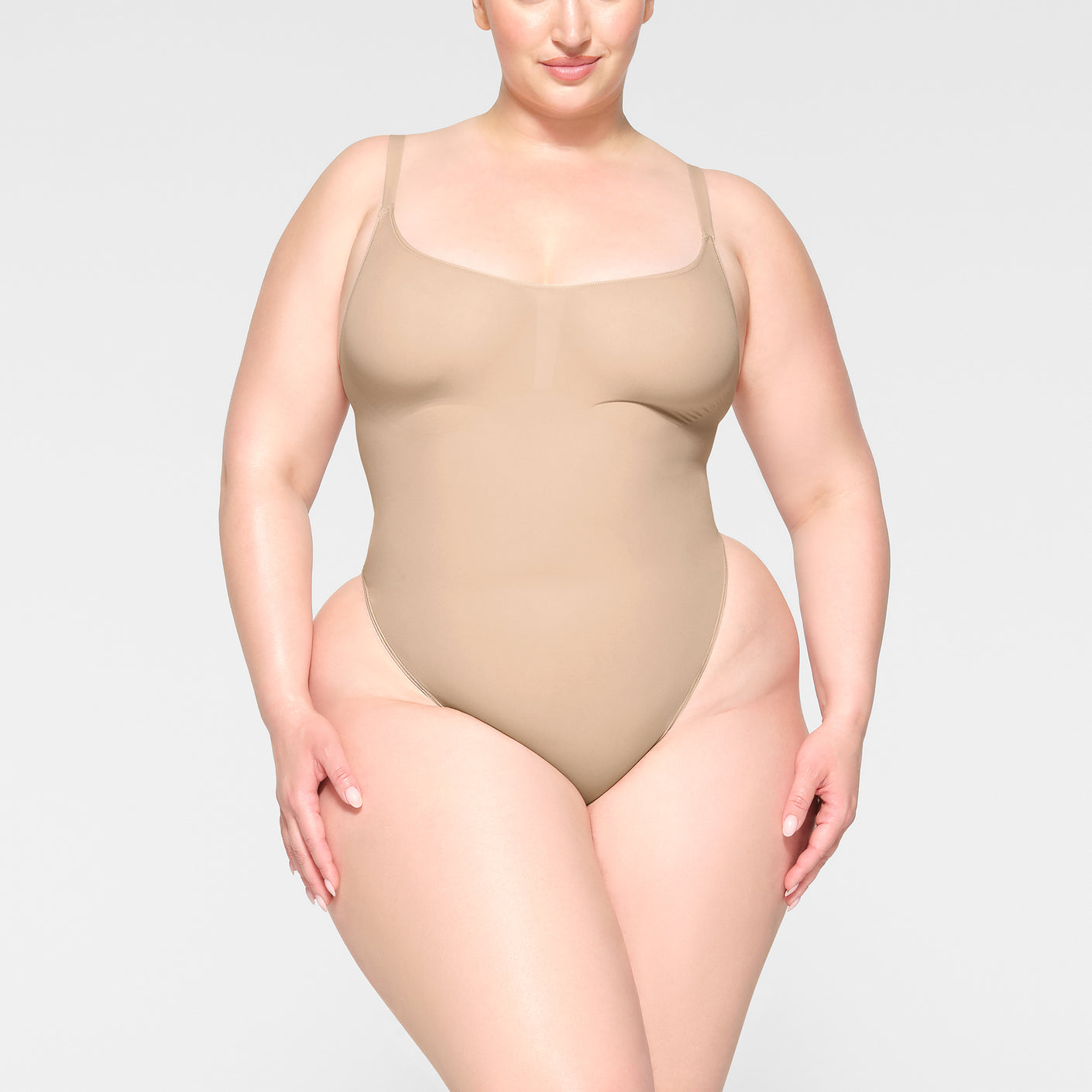 SKIMS Seamless Sculpt Sculpting Bodysuit - Mica - ShopStyle Shapewear