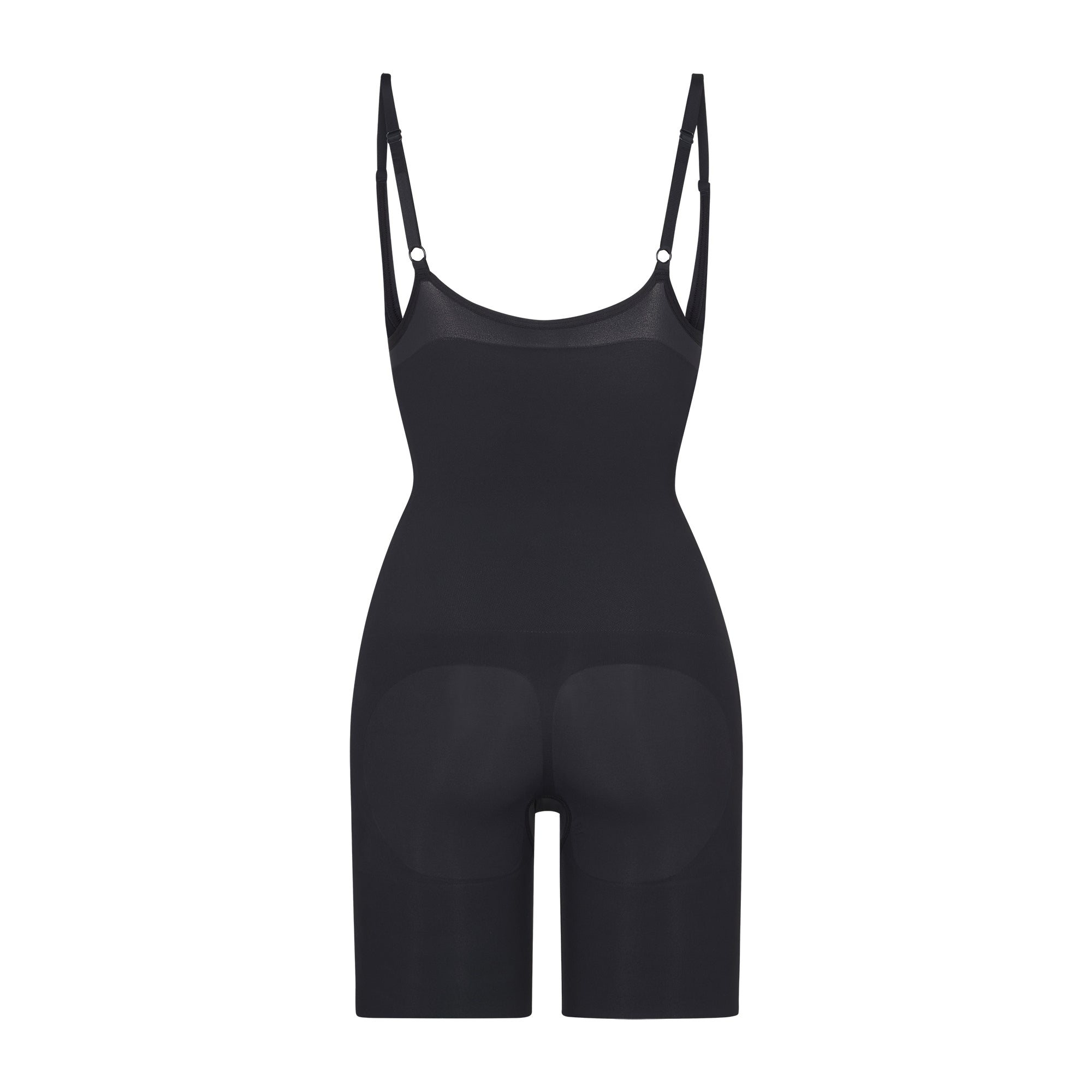 BUTT ENHANCING OPEN BUST BODYSUIT ONYX