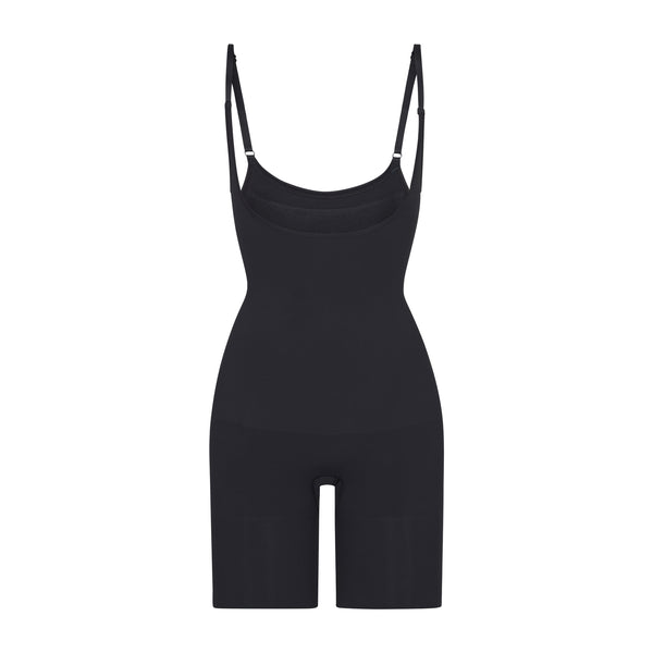 THUCHENYUC Skims Bodysuit For Women, Full Body Shapewear Waist Trainer Body  Suits Clothing Seamless Thong Bodysuit (Color : Black, Size : XX-Large) :  : Fashion