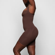 Skims Seamless Sculpt Butt Enhancing Open Bust Bodysuit Sand 4XL/5XL