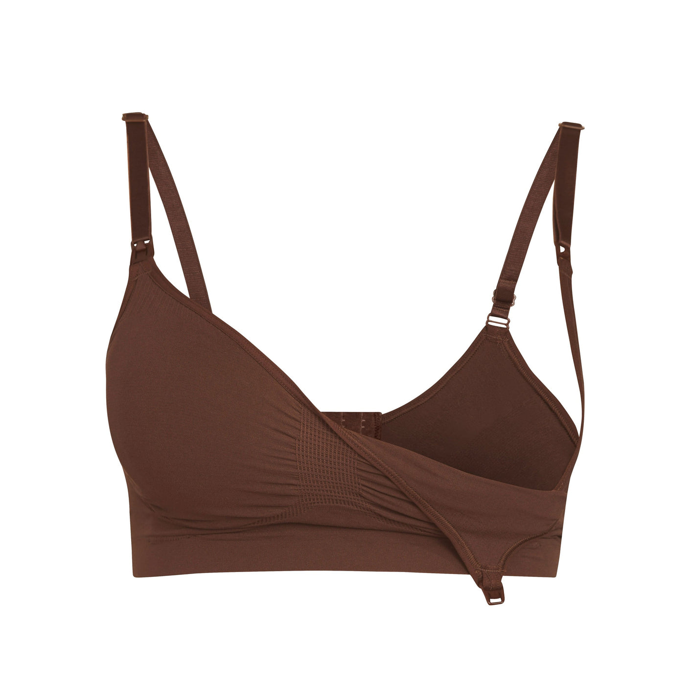 FITS EVERYBODY MATERNITY NURSING SCOOP BRALETTE | COCOA