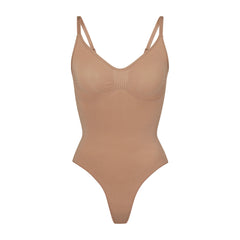 SKIMS Sculpting Bodysuit Brief with Snaps SH-BSB-0348 Sand Size L
