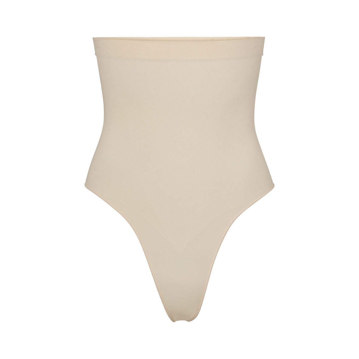 Sculpting Thong High Waist - Sand