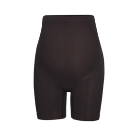 Skims Barely There Shapewear Mid Thigh Shorts In Onyx