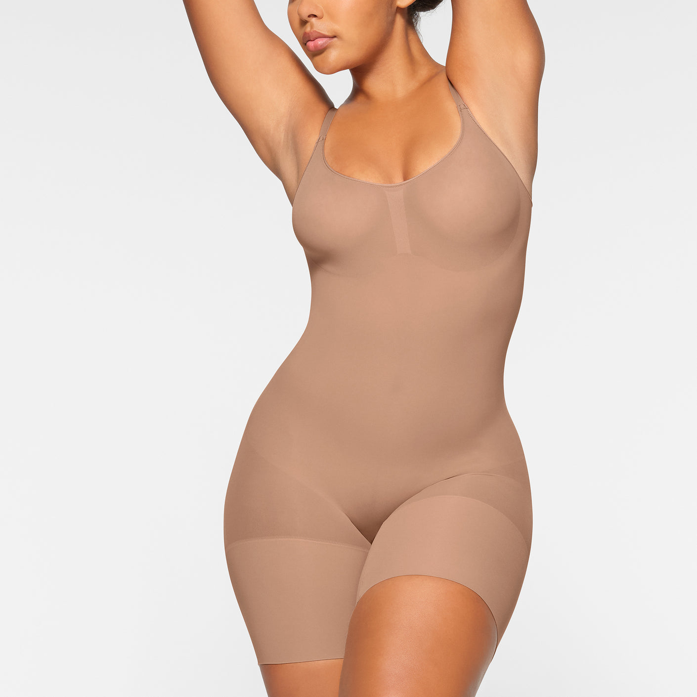 Buy SKIMS Neutral Everyday Sculpt Mid-Thigh Bodysuit for Women in