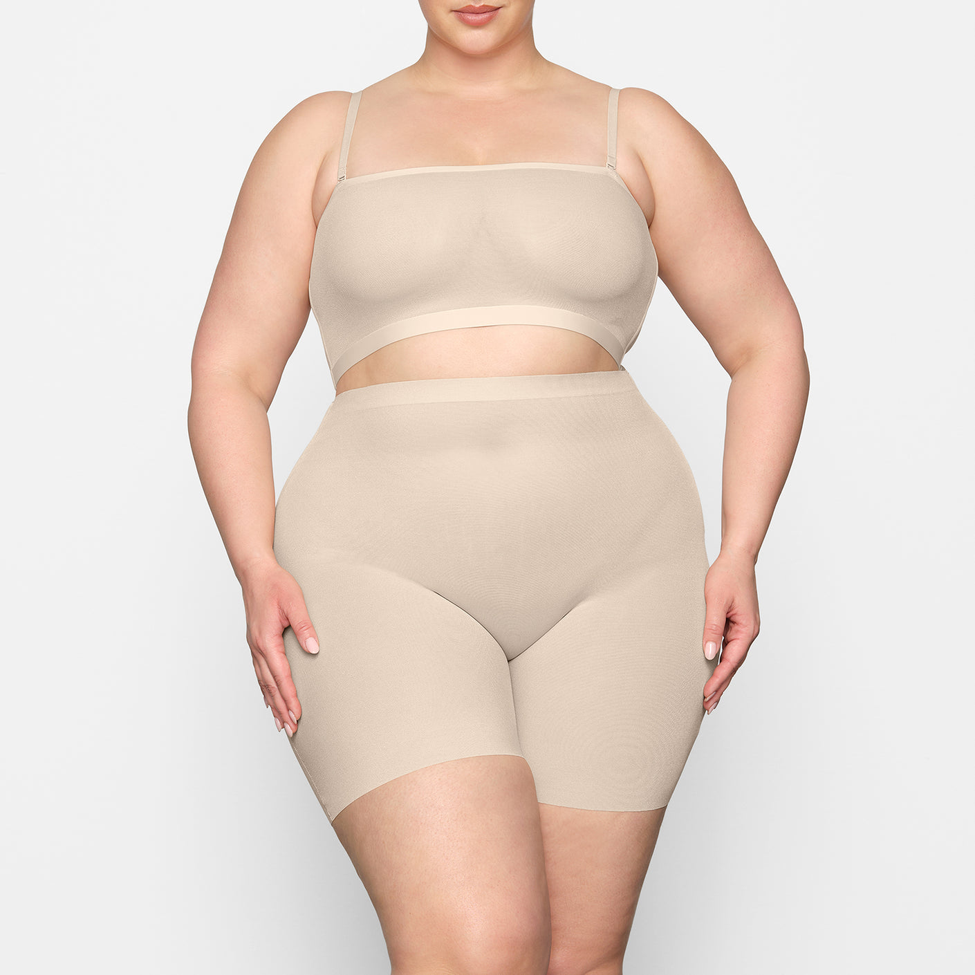 NWT Skinny Girl Shorts Smooth & Shaper Shapewear Size Small Cream