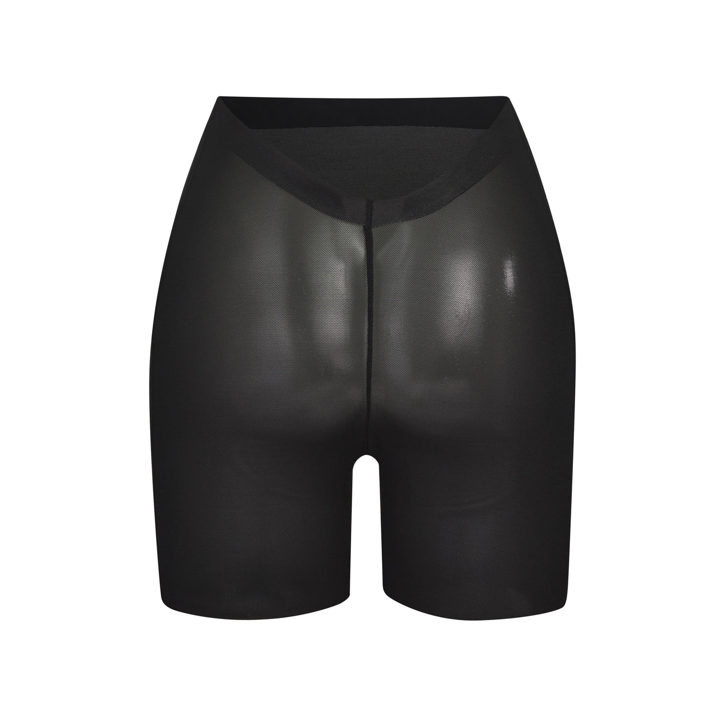 Buy SKIMS Black High-Waist Shorts in Stretch Nylon for Women in Saudi