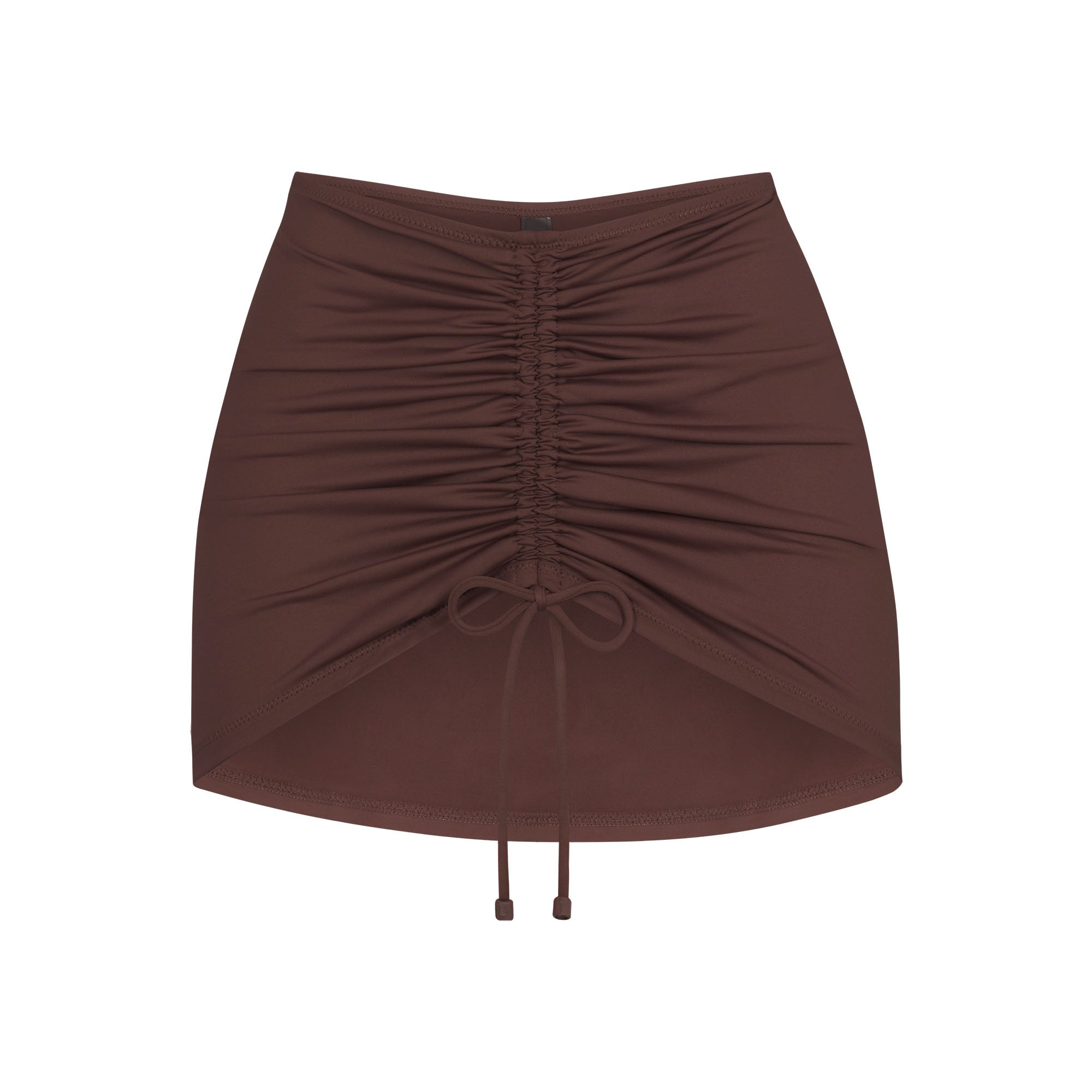 Swim Ruched Mini Skirt - Cocoa | SKIMS