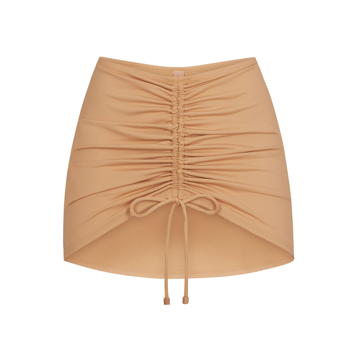 Swim Ruched Mini Skirt - Ochre | SKIMS