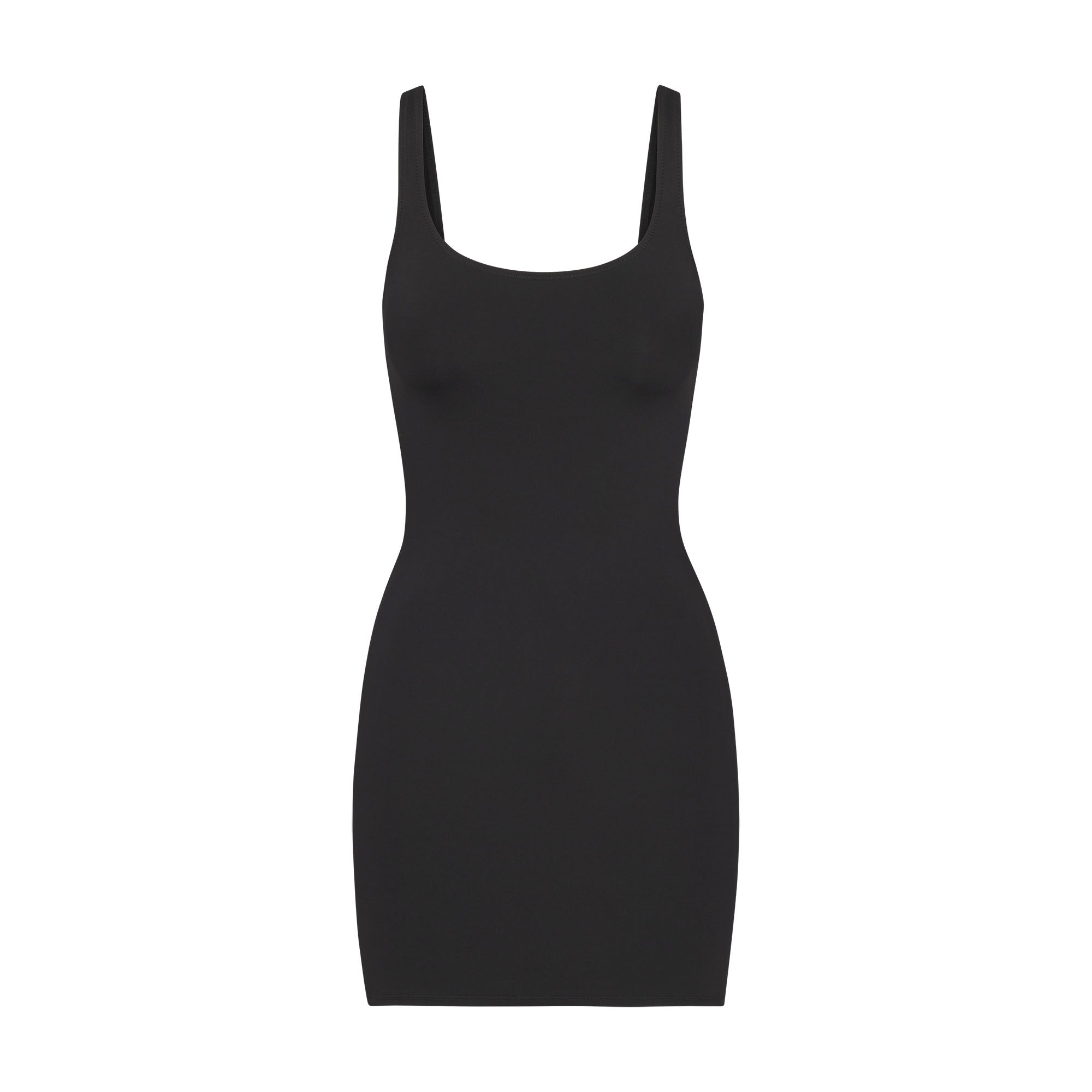 SIGNATURE SWIM TANK DRESS | ONYX