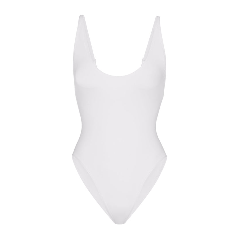 Swim Scoop Neck One Piece - Marble | SKIMS