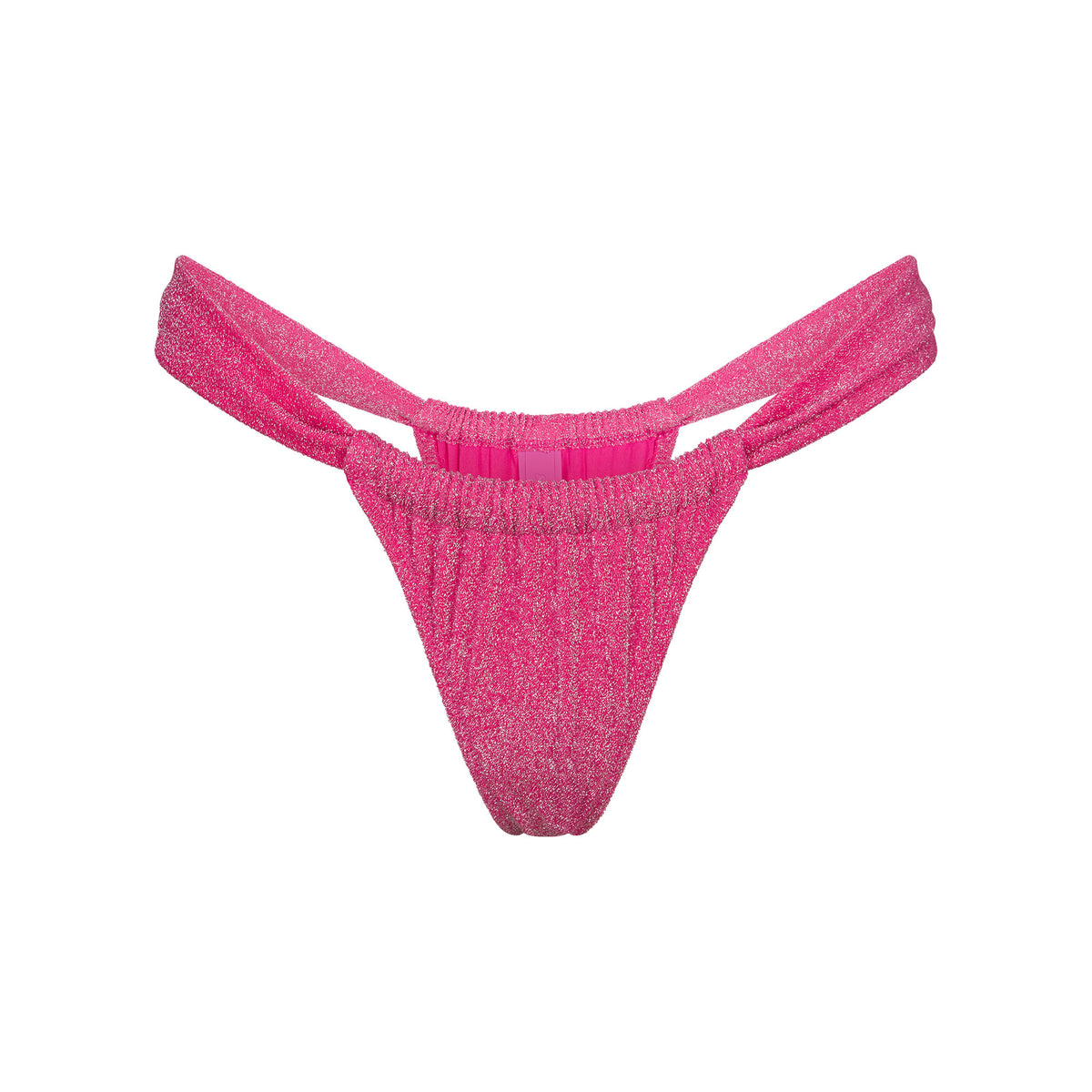 Track Glitter Swim String Thong - Magenta - 2X at Skims