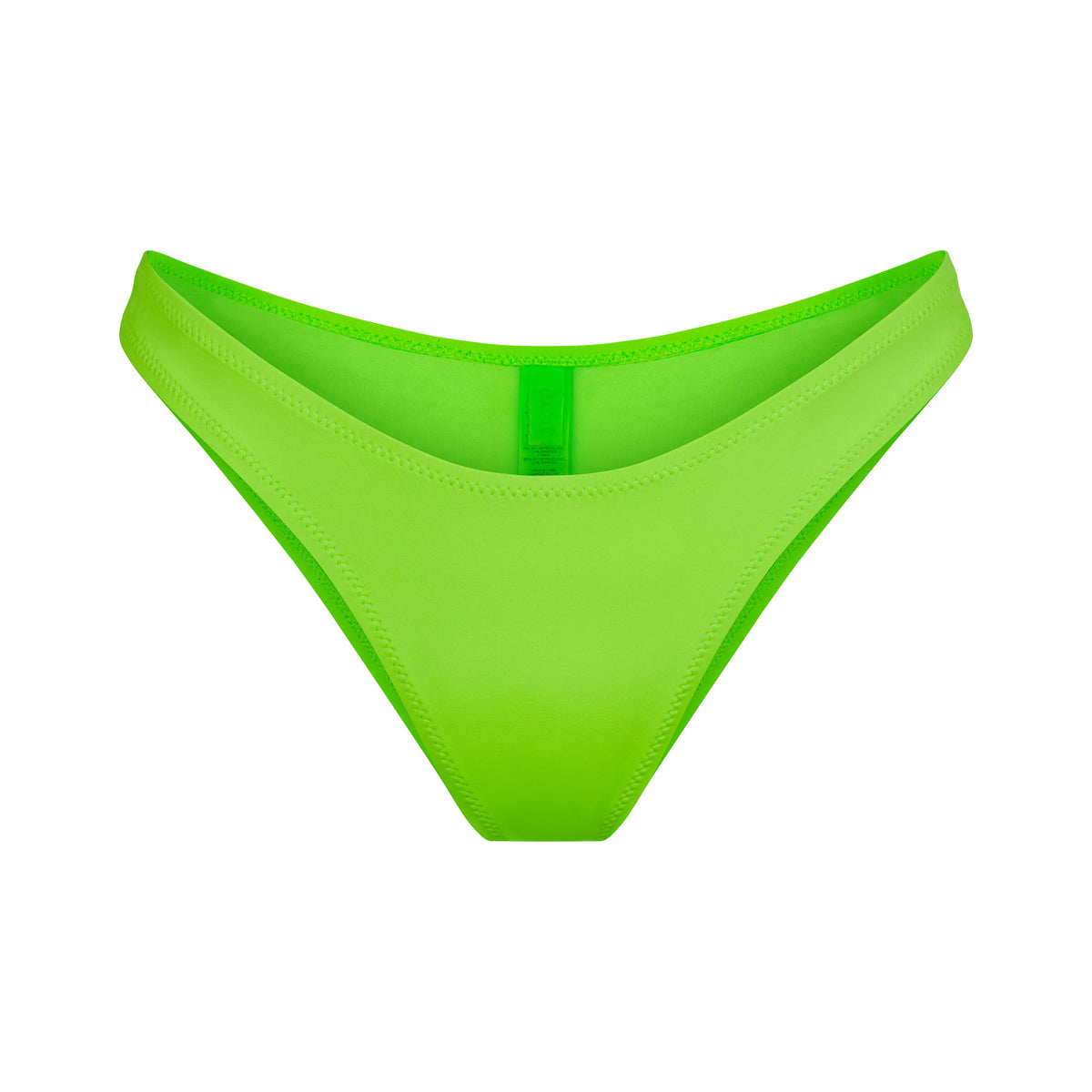 Skims Lime Green Bra and Shorts, Kim Kardashian Embraces the Neon Trend in  a Skims Bra-and-Thong Set