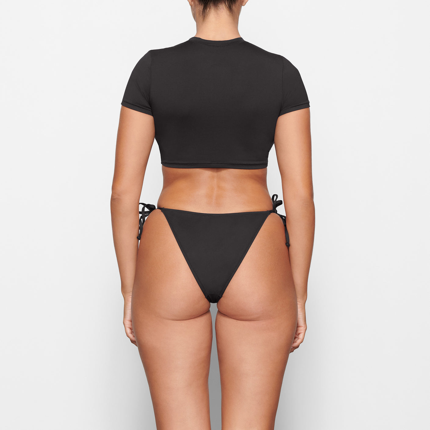 SKIMS Swim Micro Bandeau Bikini Top - Medium Denim Wash