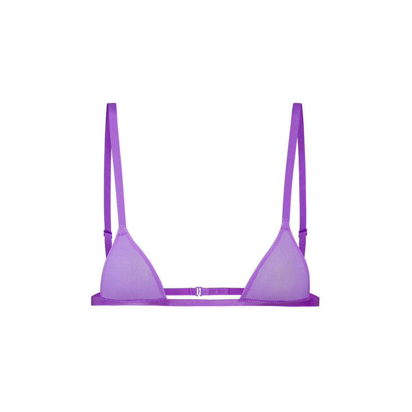 Fits Everybody Micro Triangle Bra - Ultra Violet | SKIMS