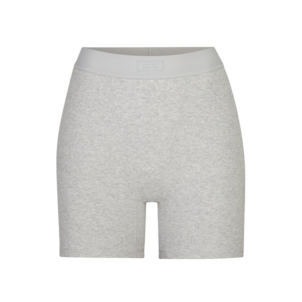 Grey Cotton-blend jersey shorts, Extreme Cashmere