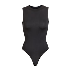 SKIMS Fits Everybody Square Neck Sleeveless Bodysuit in Onyx Black Size  X-Small - $40 - From Dina