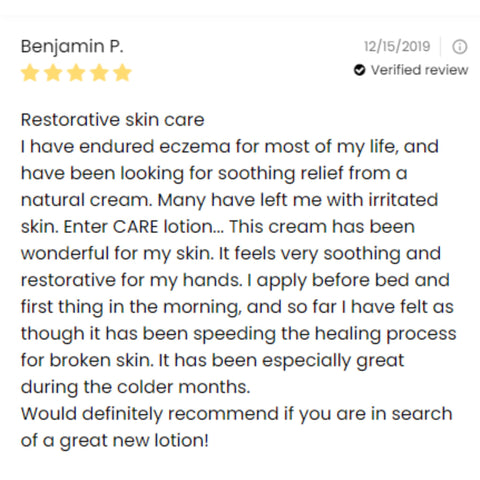 CARE Lotion review